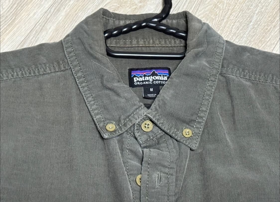 파타고니아 카키 셔츠 M 상품이미지1