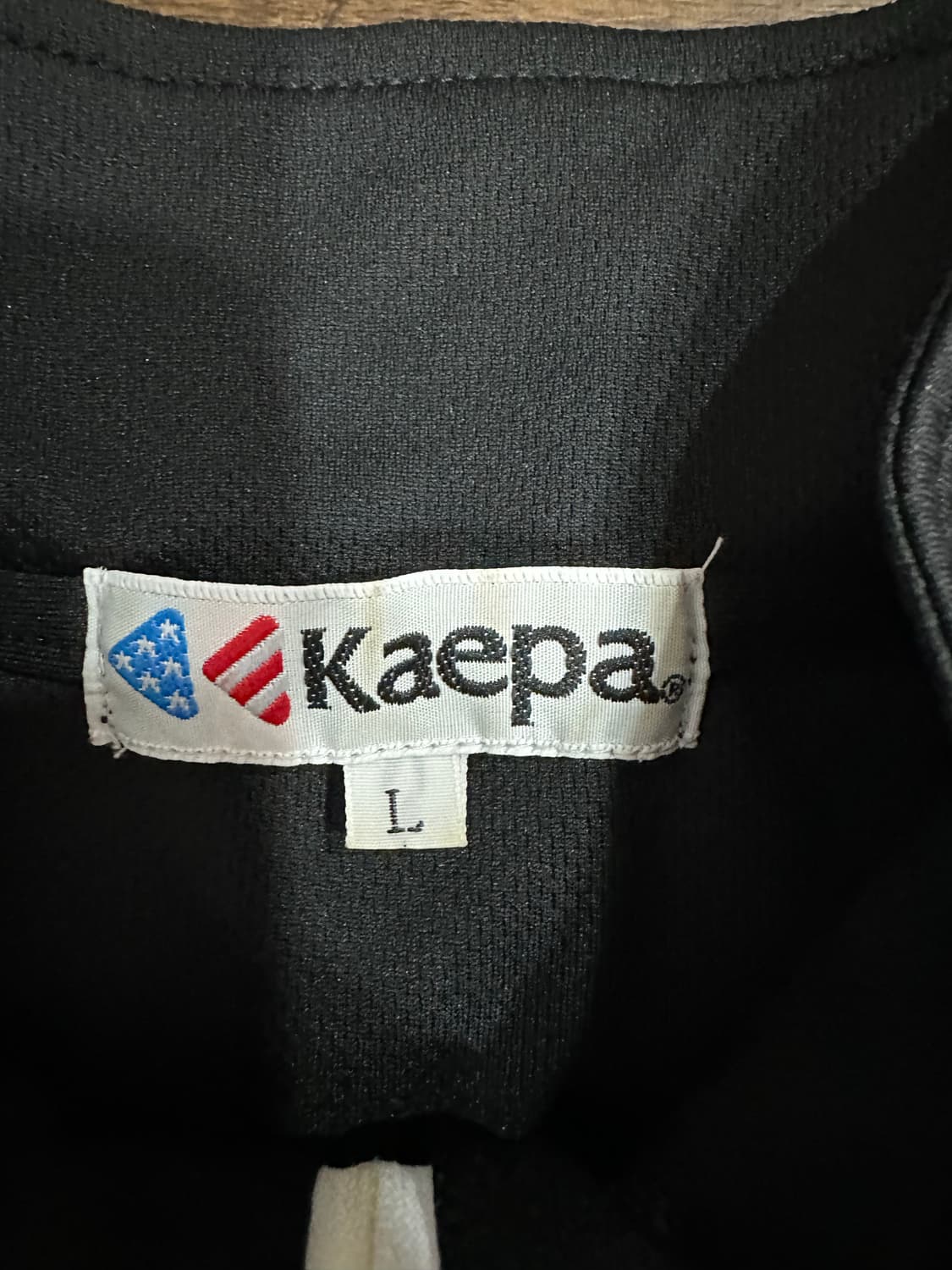 케파(Kaepa) USA 반집업 기능성 반팔 티셔츠 M 블랙 스포츠웨어 상품이미지8