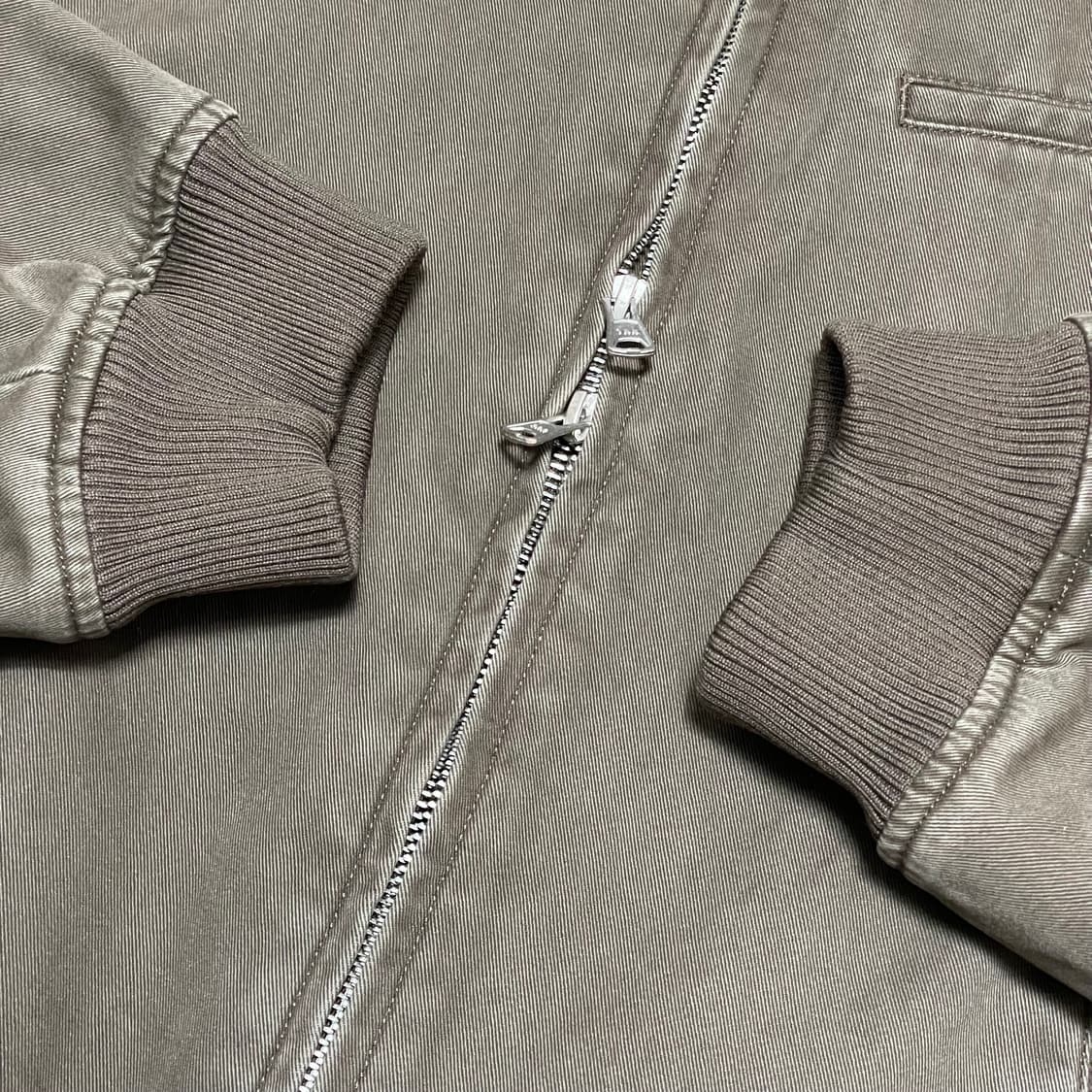 [3] 파브레가 빈티지 카키 MA-1 투웨이 봄버 자켓 상품이미지3