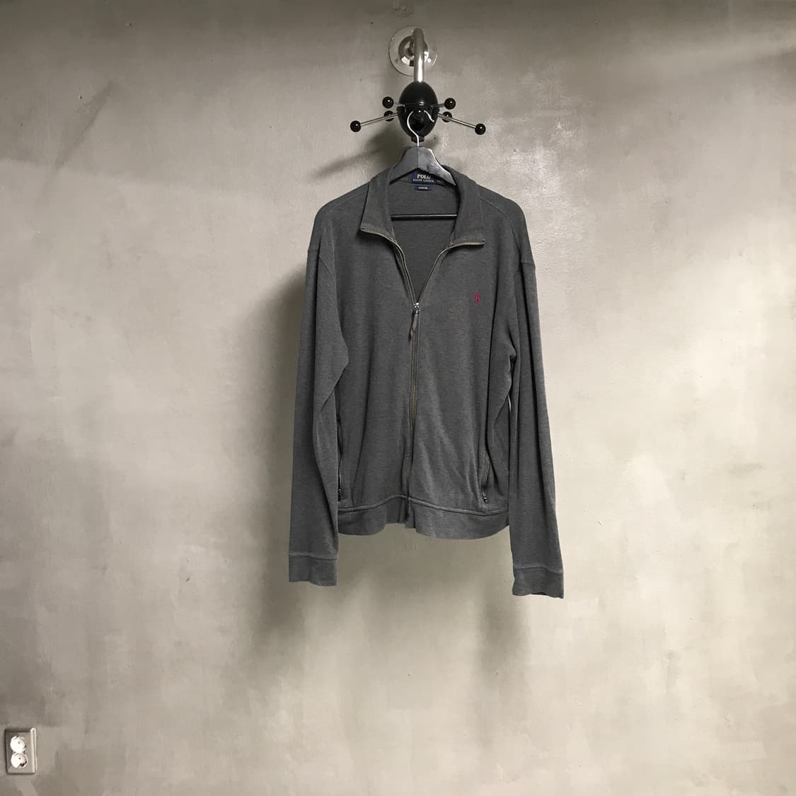 폴로 랄프로렌 니트 집업 그레이 L 상품이미지1