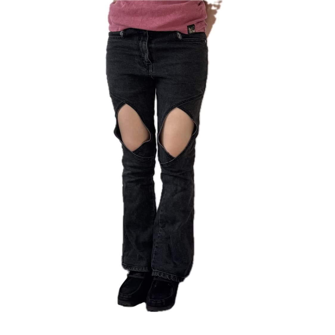 ADSB CARA CURVE LAYERED DENIM JEANS 상품이미지1