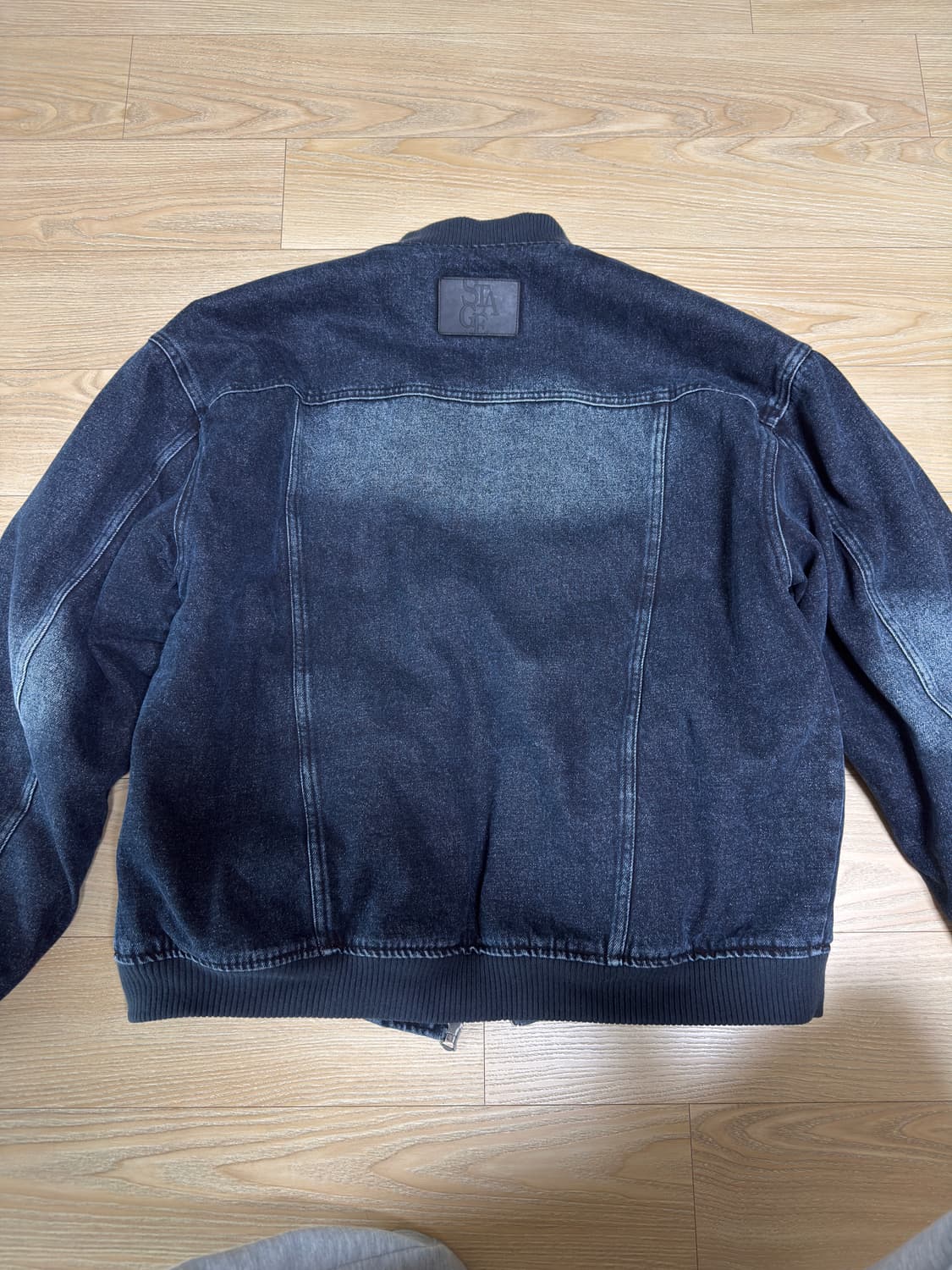 빈티지 무드 데님 블루종 상품이미지2