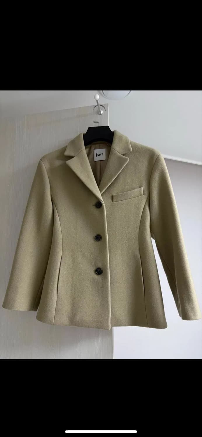 JSNY 아워글래스 울 블레이저 베이지 S 상품이미지4