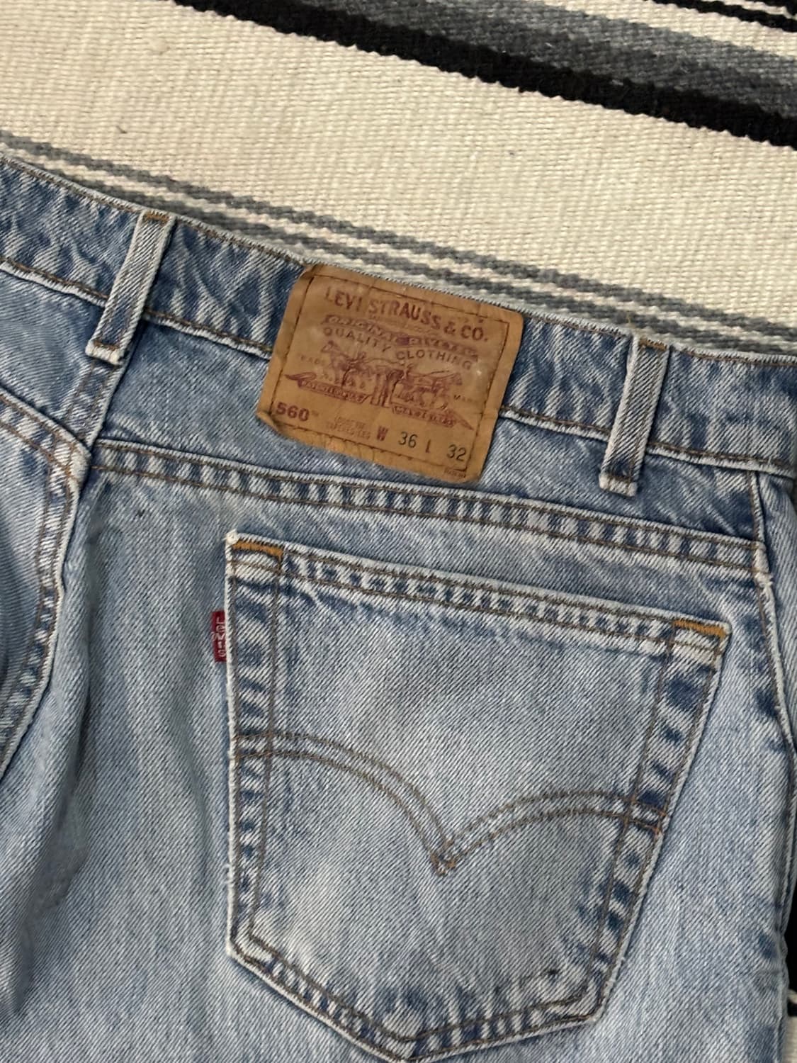 90‘s MADE IN USA 🇺🇸 리바이스 560 루즈핏 상품이미지10
