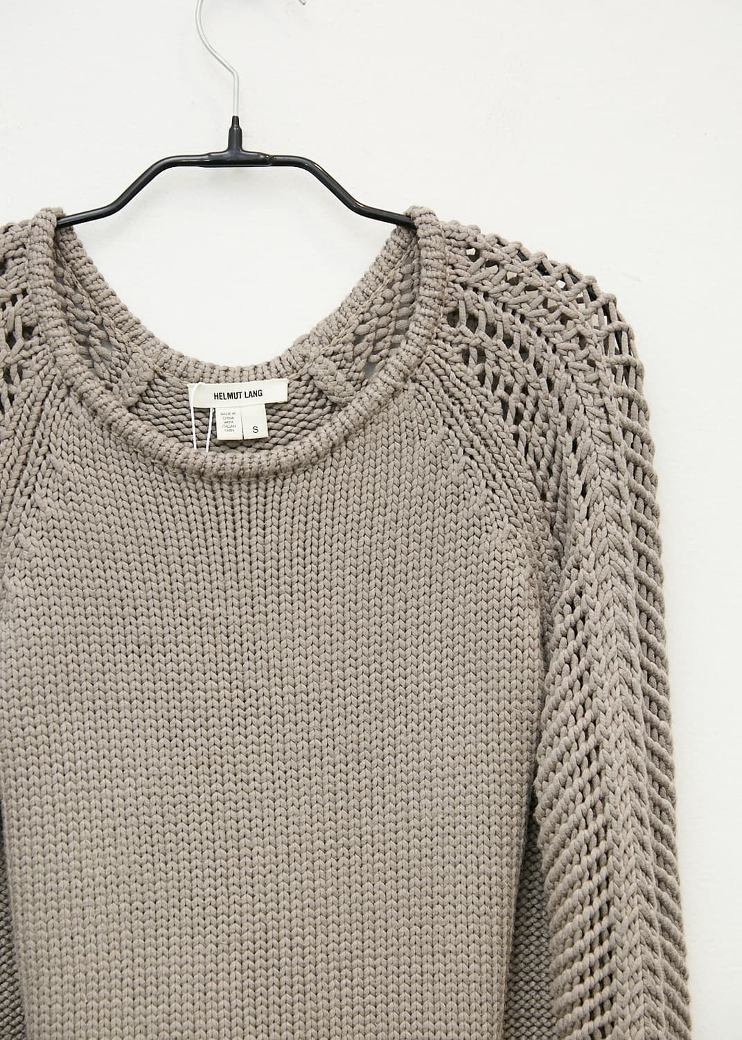 Crochet Sleeve Sweater 상품이미지2