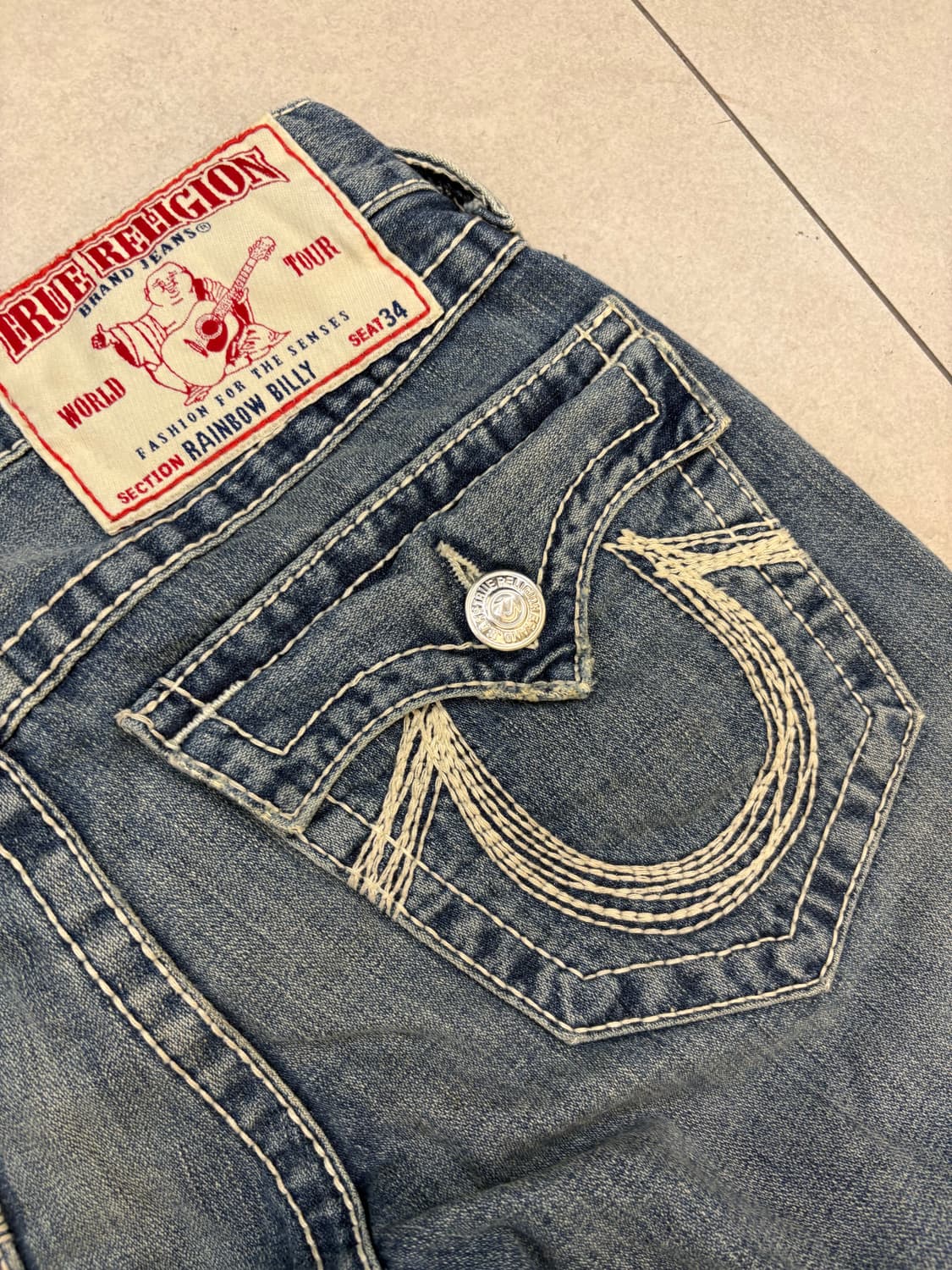 트루릴리전 RAINBOW BILLY 부츠컷 데님 상품이미지6