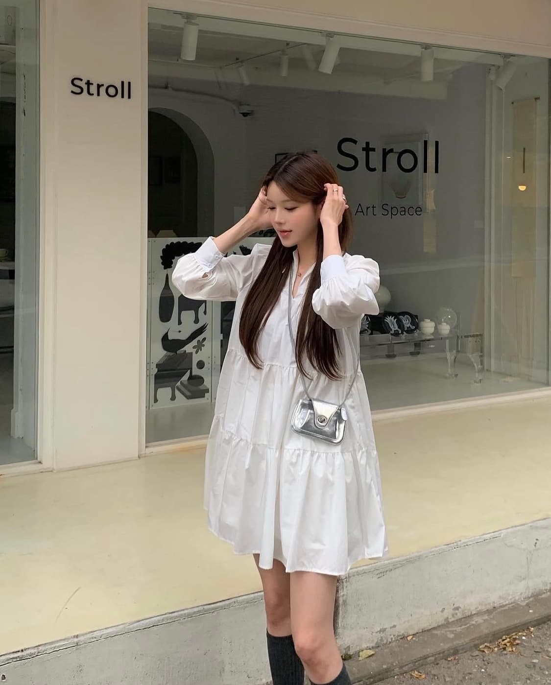 (인플루언서 rekn0t 착용) 캉캉 미니 원피스 상품이미지1