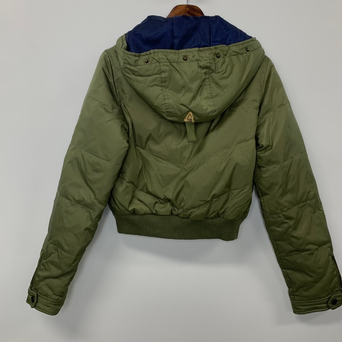 아베크롬비 산양로고 카키 봄버 자켓 상품이미지4