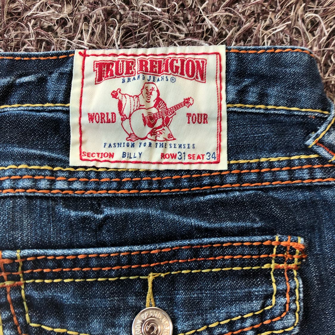 트루릴리전 Billy 빌리 워싱 플레어 부츠컷 데님 팬츠 상품이미지6