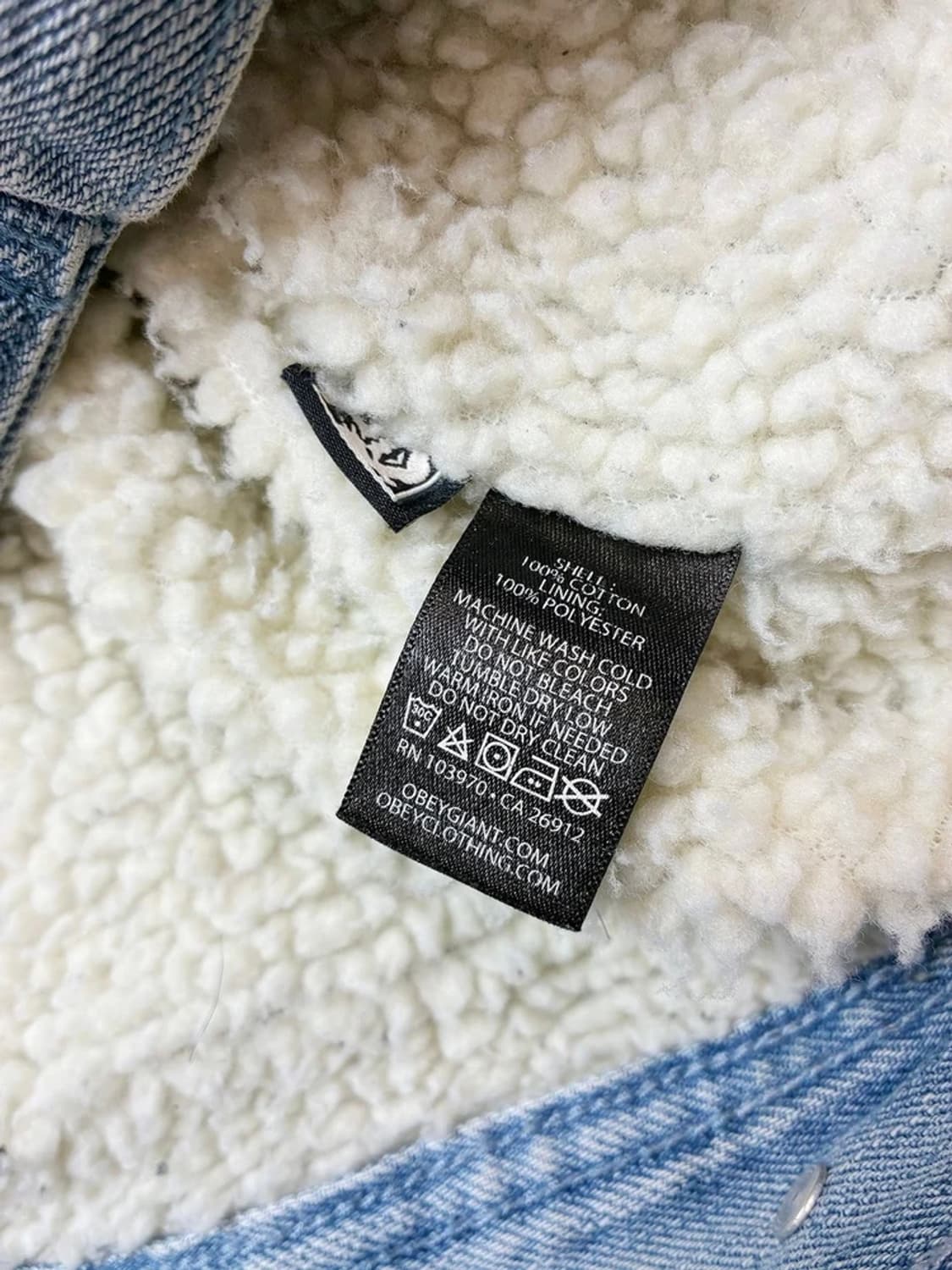 오베이 OBEY 오프 더 체인 데님 트러커 자켓 PN5449 상품이미지9