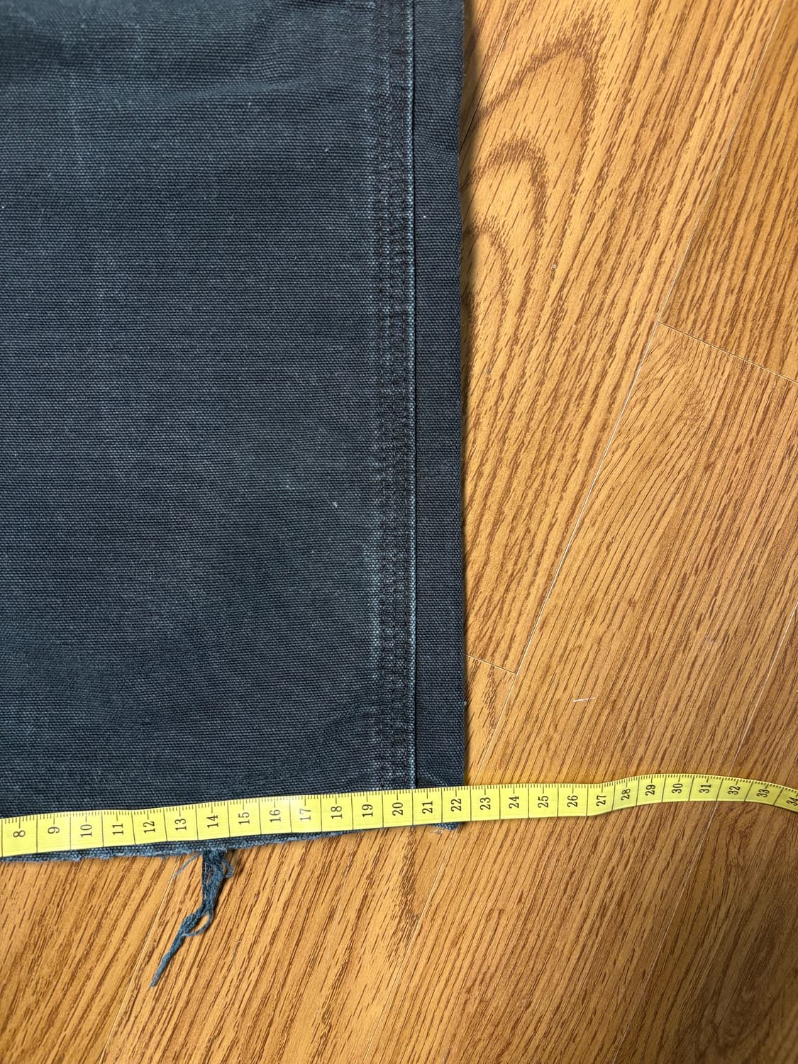 [B01] USA 빈티지 칼하트 더블니 블랙  덩가리핏 32x30 상품이미지9