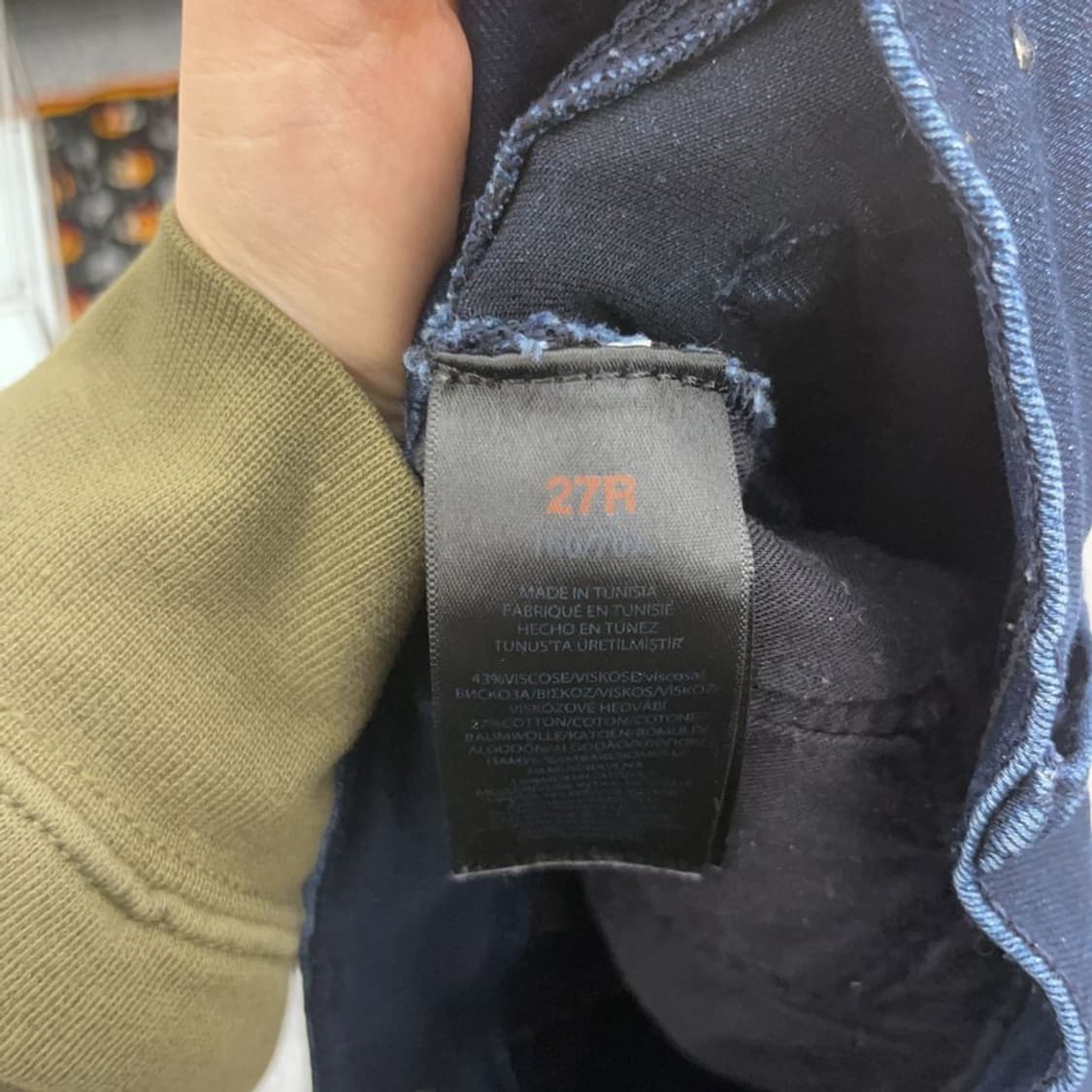 폴로 랄프로렌 빈티지 모던캐주얼 스판 데님팬츠 27인치 C08183 상품이미지7