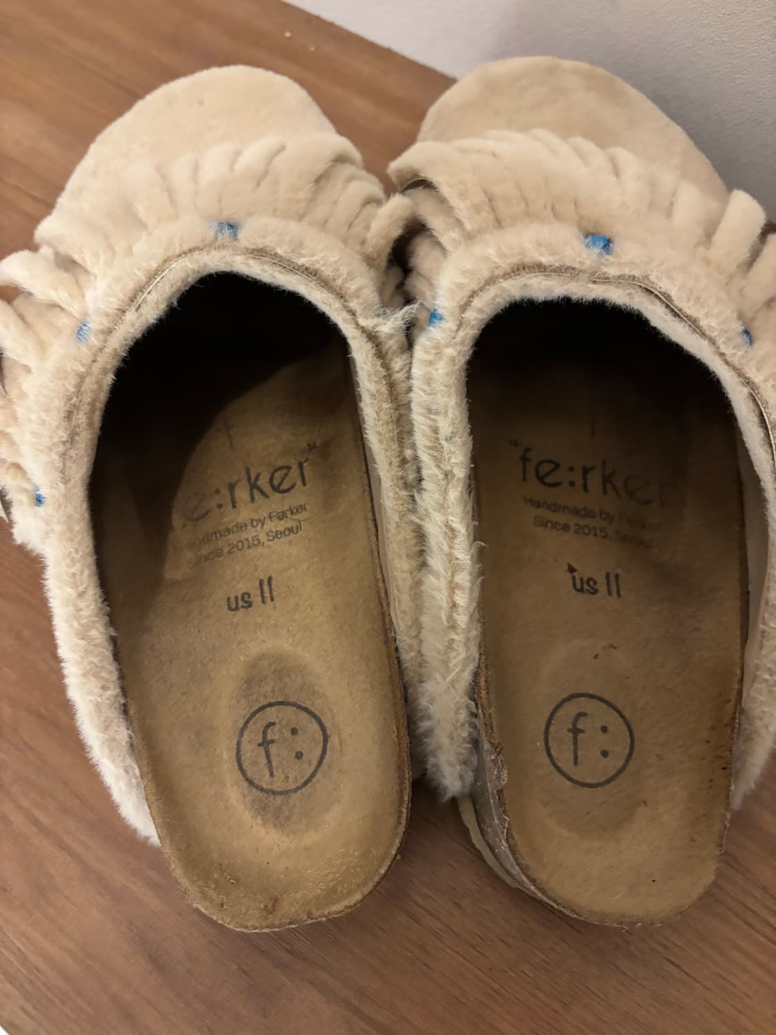 페르커 베이지색 뮬 상품이미지3