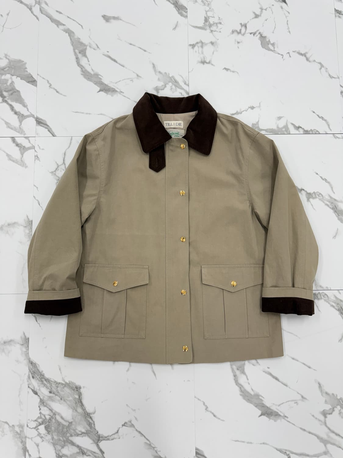 틸아이다이 코듀로이 카라 유틸리티 자켓 상품이미지1