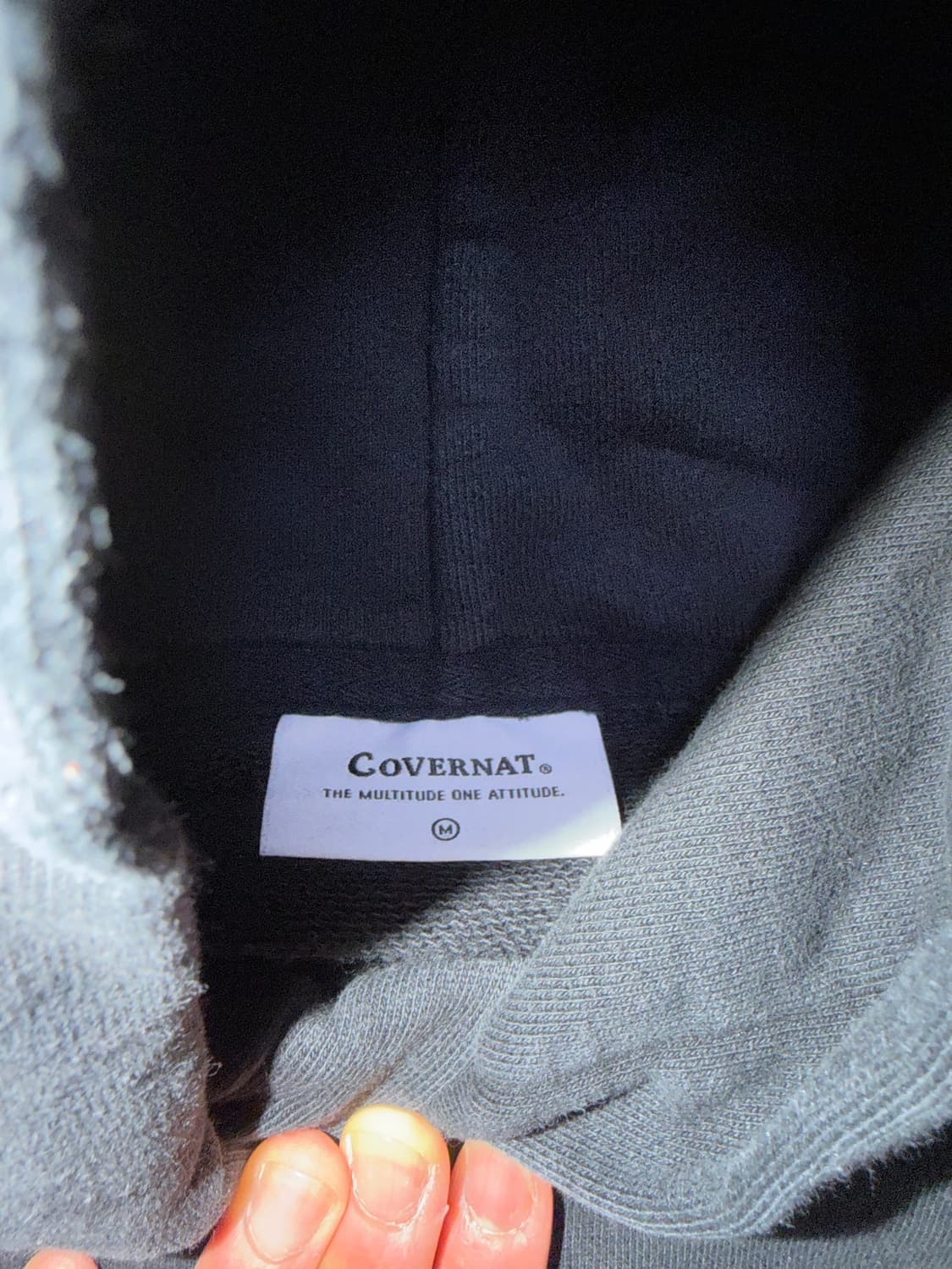 커버낫 피그먼트 후드티 상품이미지2