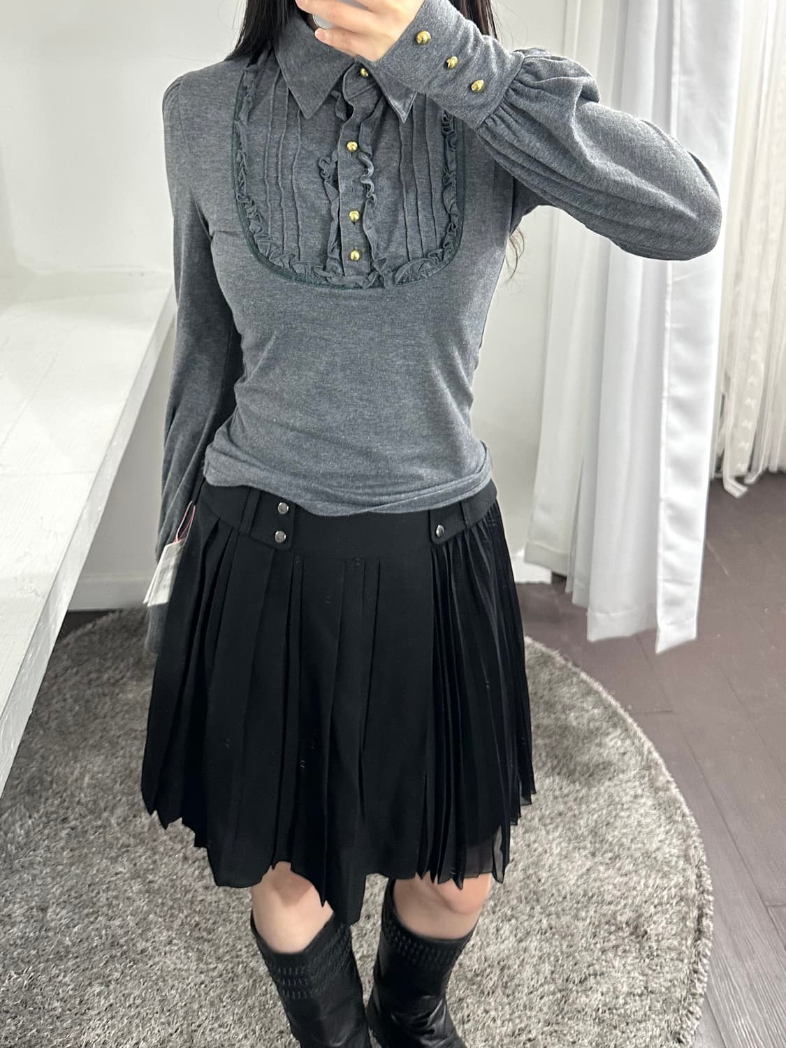 liza detail slim top 상품이미지2