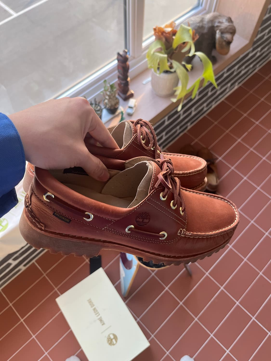 팀버랜드 x 에임레온도르 3아이 보트슈즈 미디움 브라운 상품이미지2