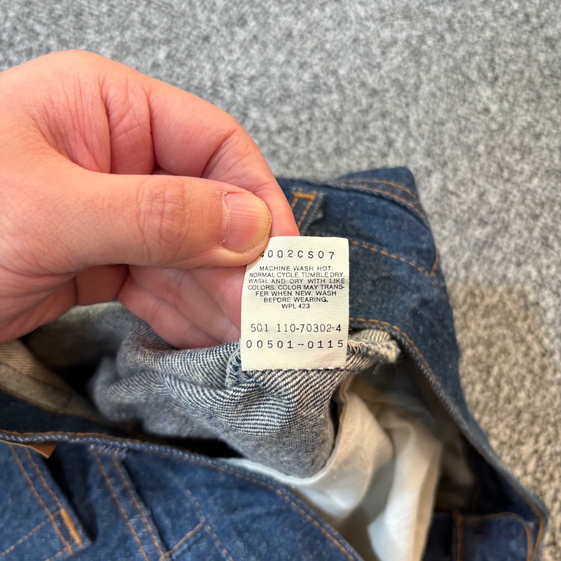 리바이스 501 90s USA 데님 팬츠 (34/30) 상품이미지7
