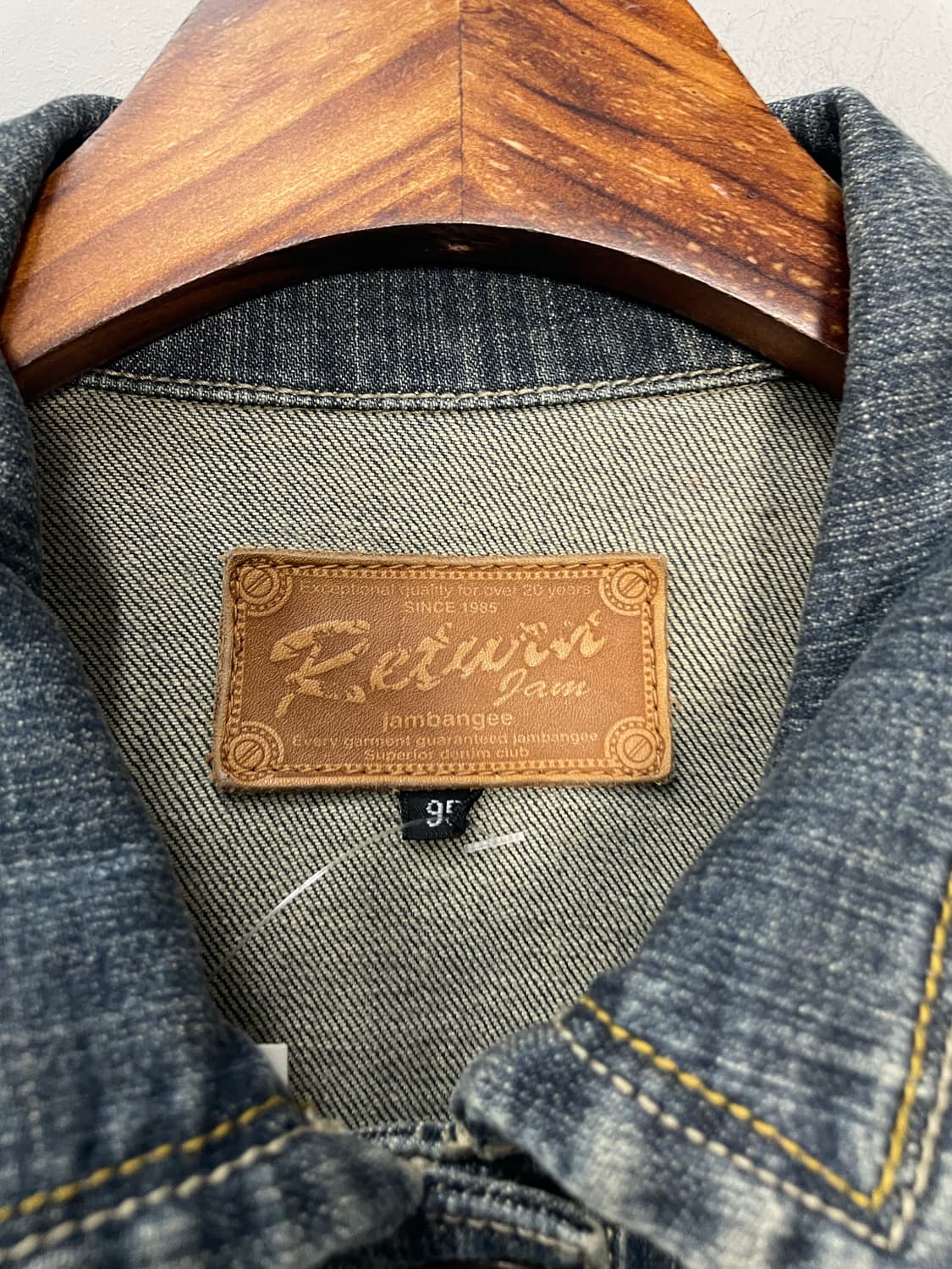 빈티지 데님 워싱 자켓 H1286 상품이미지6