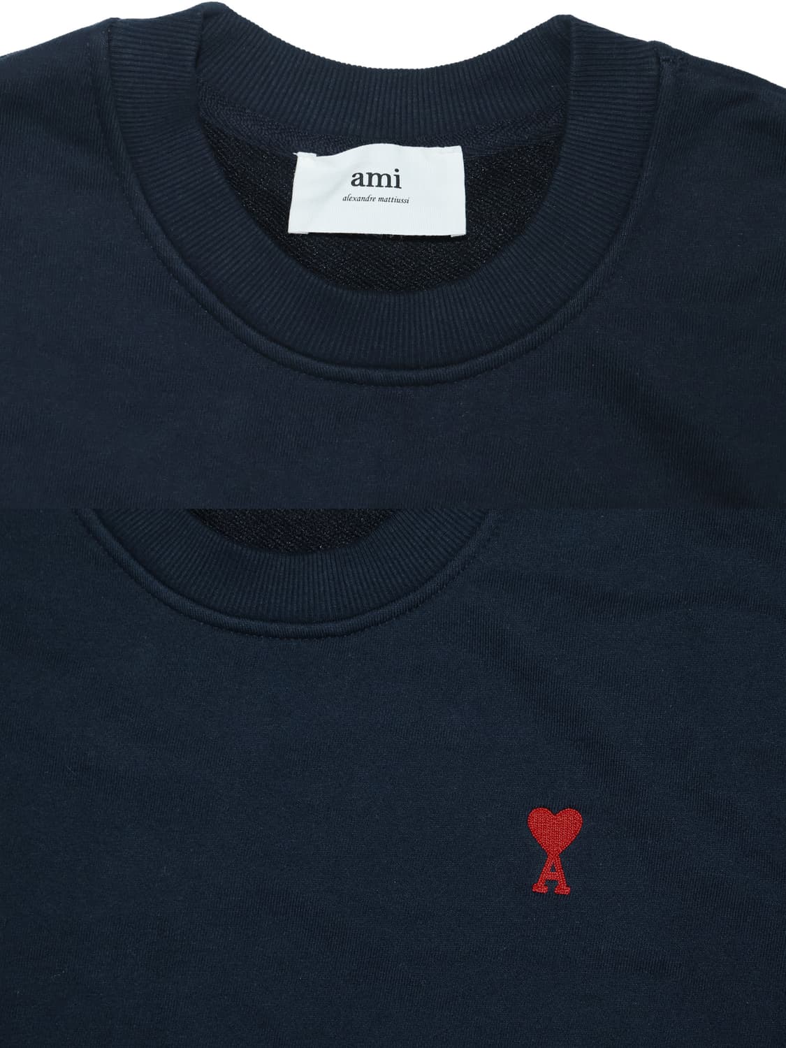 [정품]아미(AMI) 25FW 하트로고 맨투맨 네이비 XL 상품이미지2