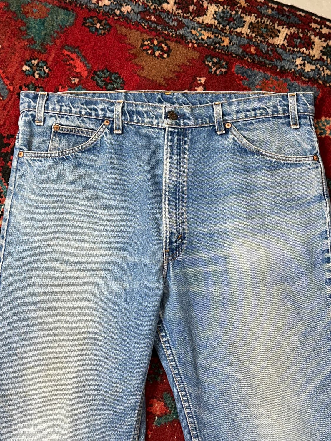 90's USA Made 빈티지 리바이스 517 오렌지탭 부츠컷 상품이미지5