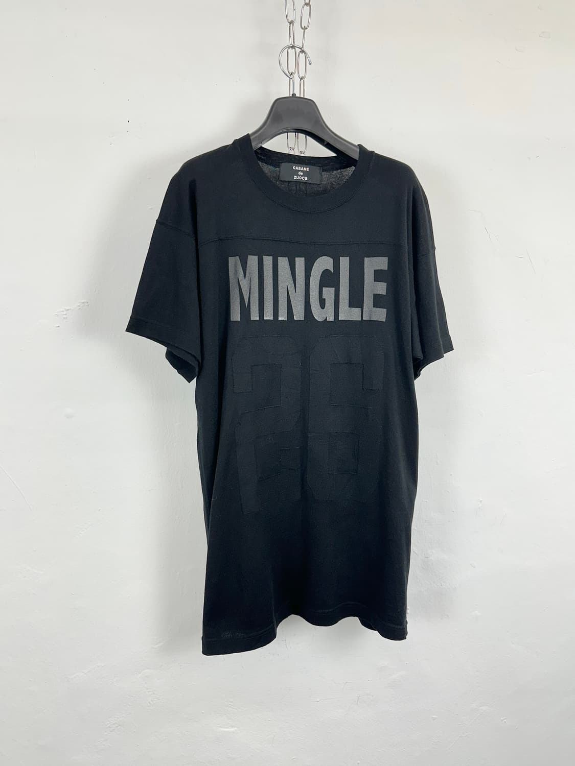 Cabane de Zucca Knit Lettering Short Sle 상품이미지2