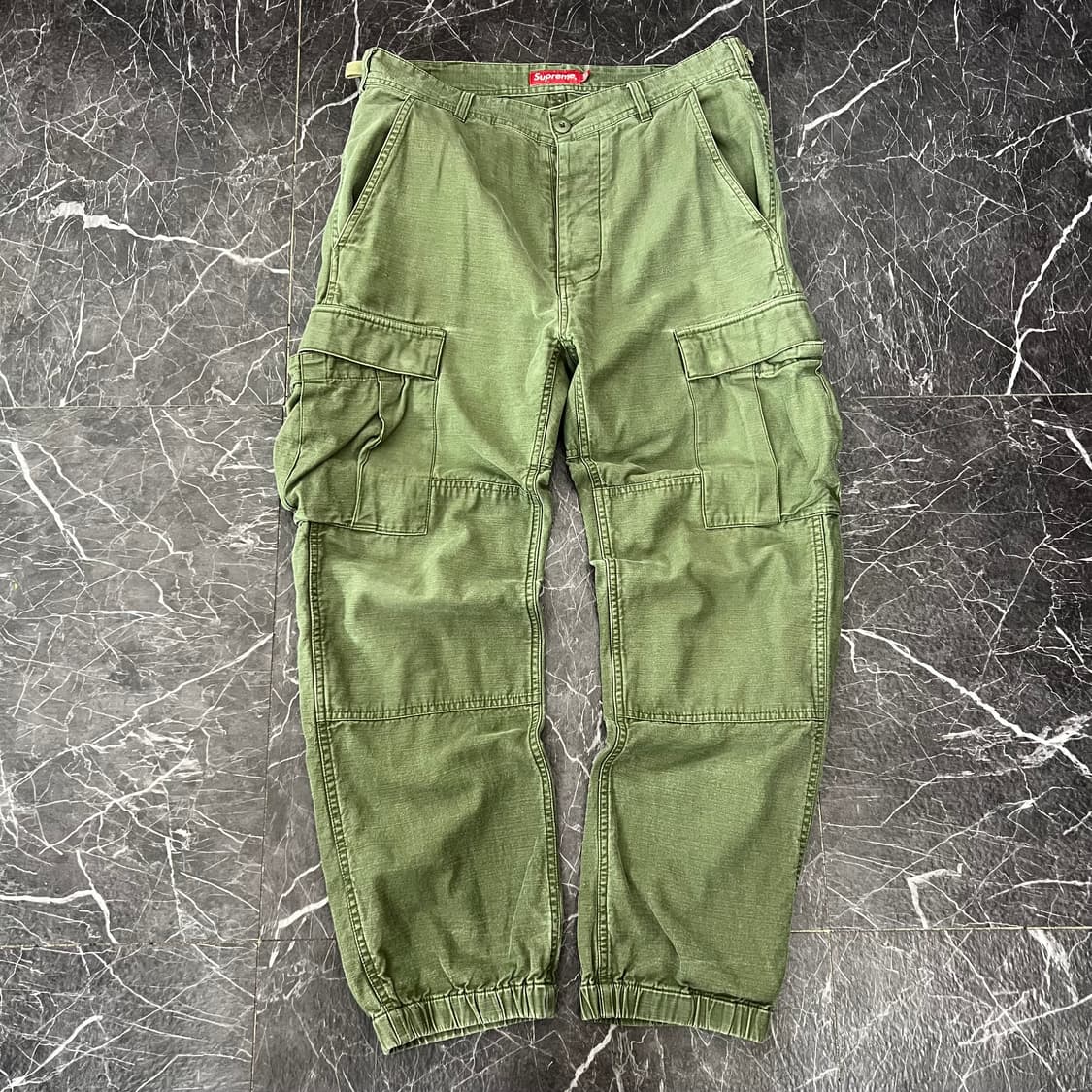 슈프림 밀리터리 포켓 카고 팬츠 카키  상품이미지4