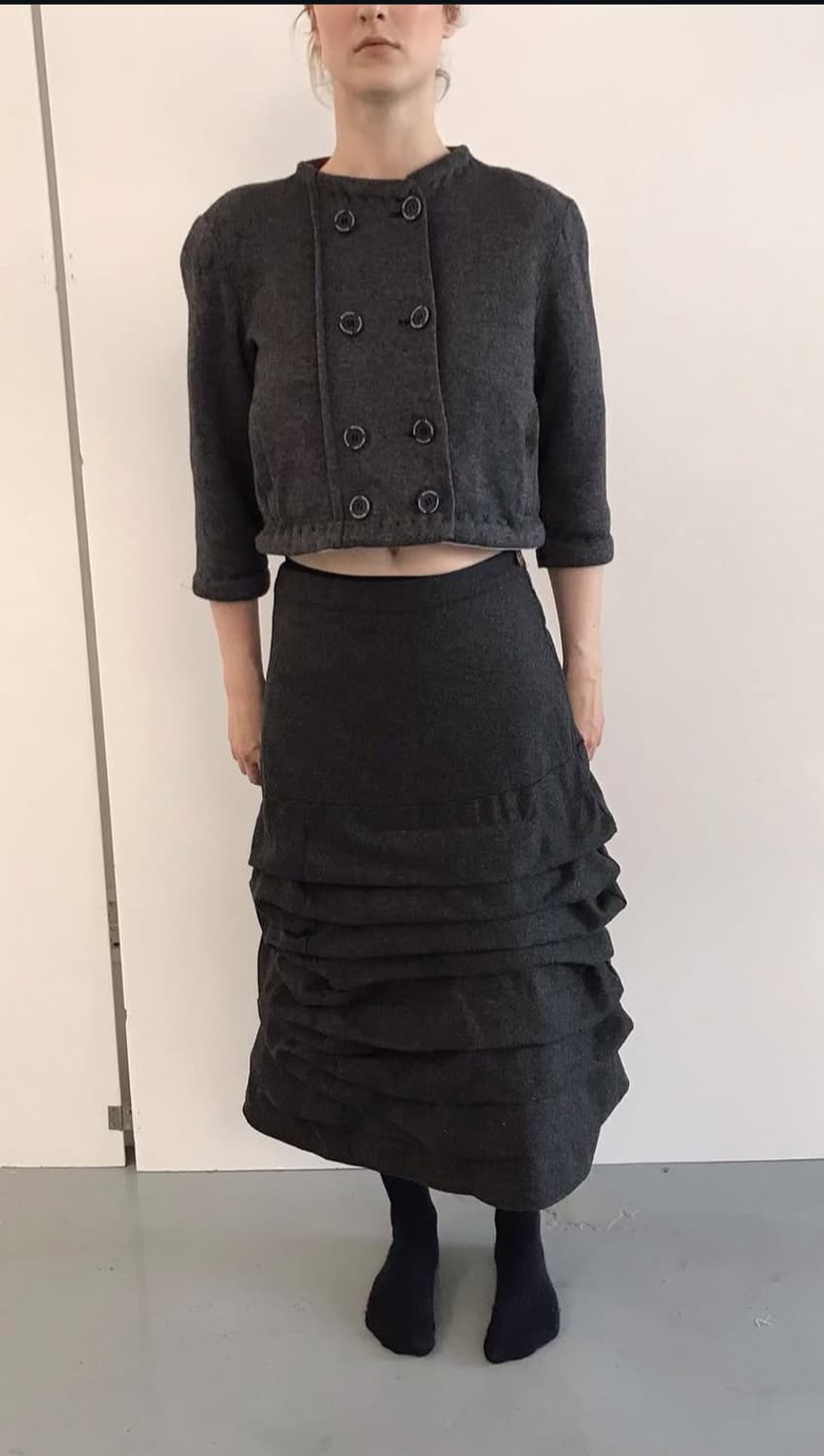 eonts piled wool skirt 상품이미지1