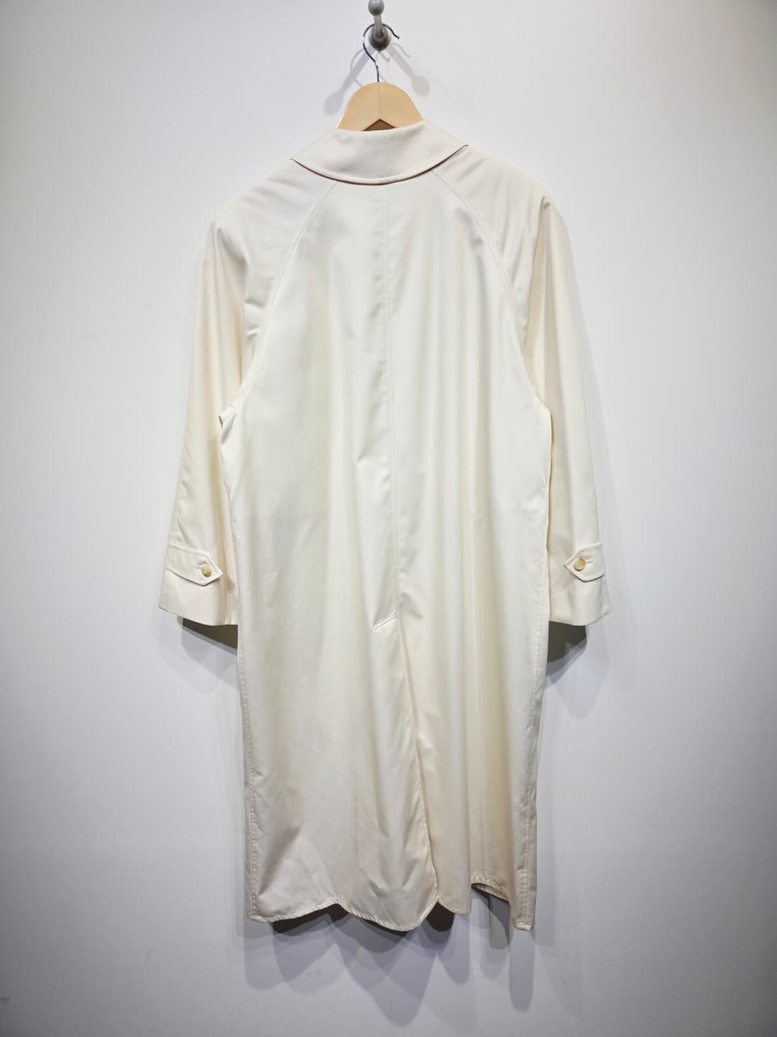 Burberrys 버버리 빈티지 싱글 맥코트 크림 상품이미지5