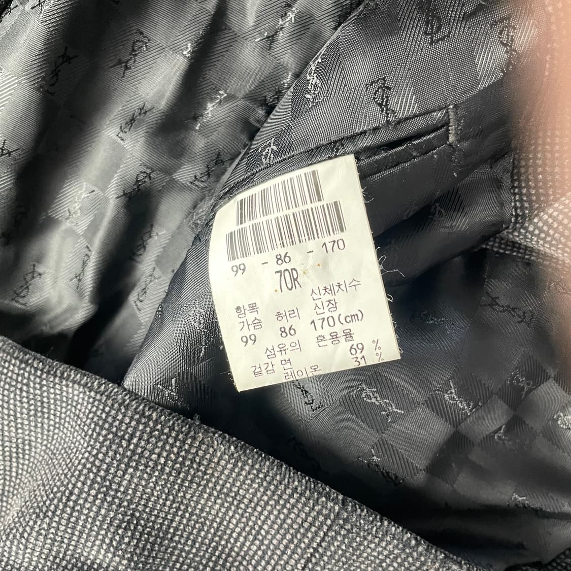 입생로랑 블랙 블레이저 상품이미지7