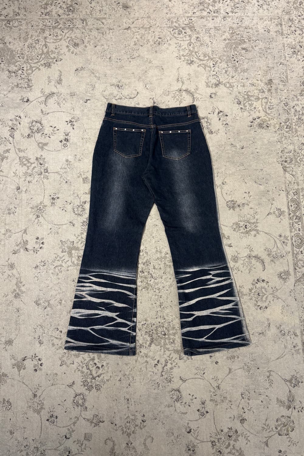Cyber Grunge Dark Wash Jeans 상품이미지8