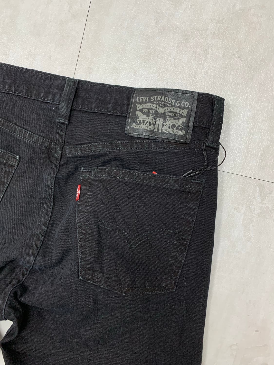 리바이스 블랙 데님 팬츠 #30 상품이미지5