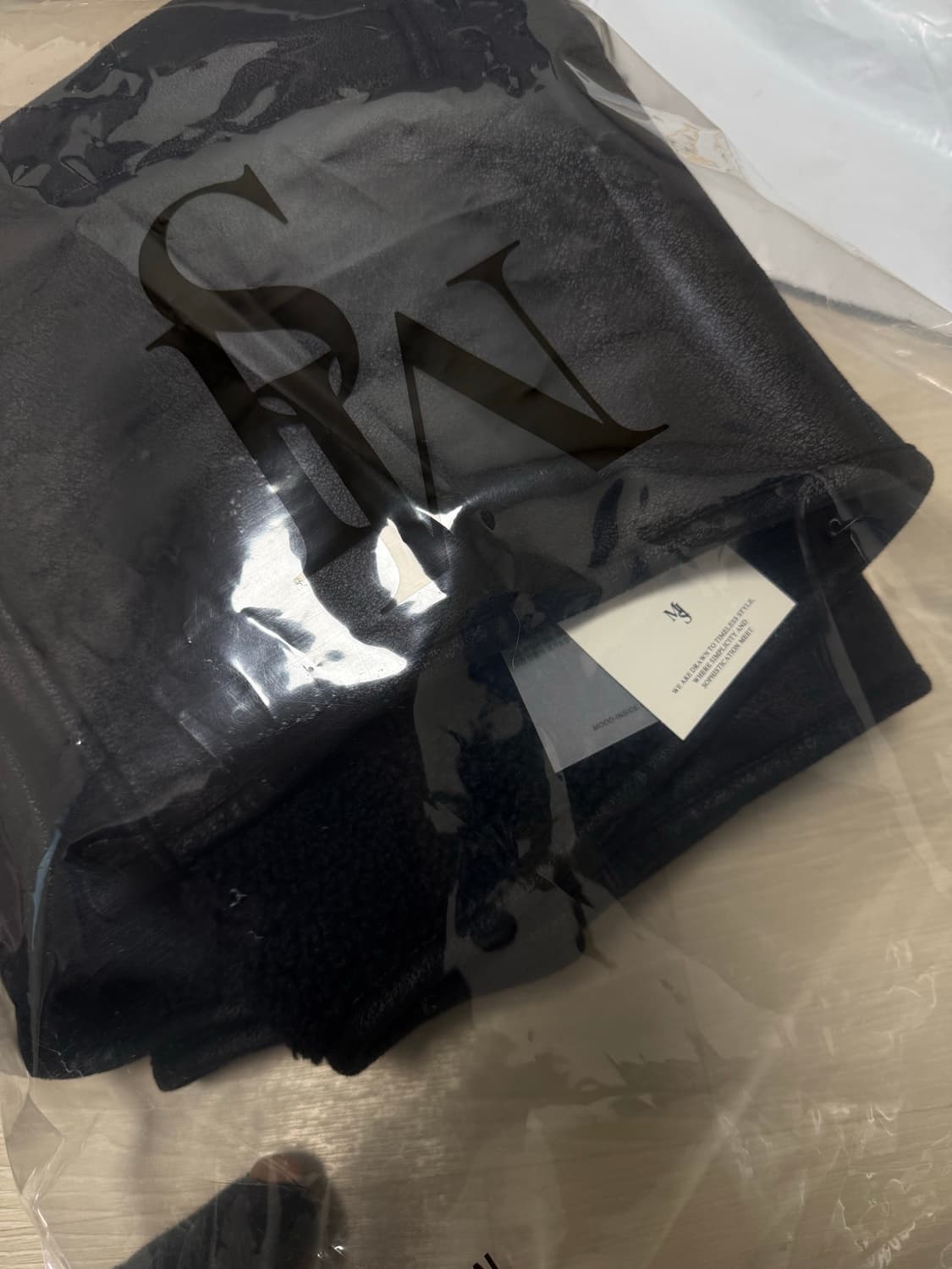 무드인사이드 우먼 더스크 하이 무스탕 상품이미지3