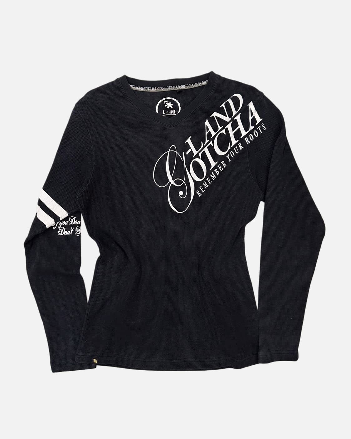 GOTCHA logo lettering waffle t-shirt 상품이미지2