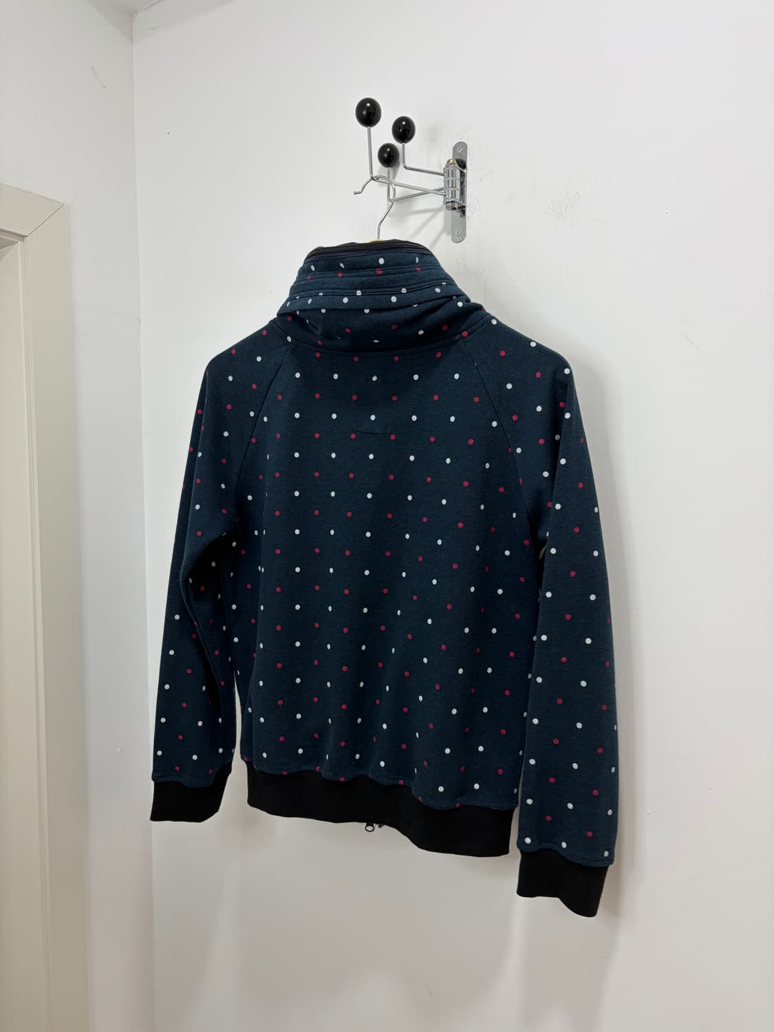 Bull 도트 땡땡이 하이넥 자켓 상품이미지8