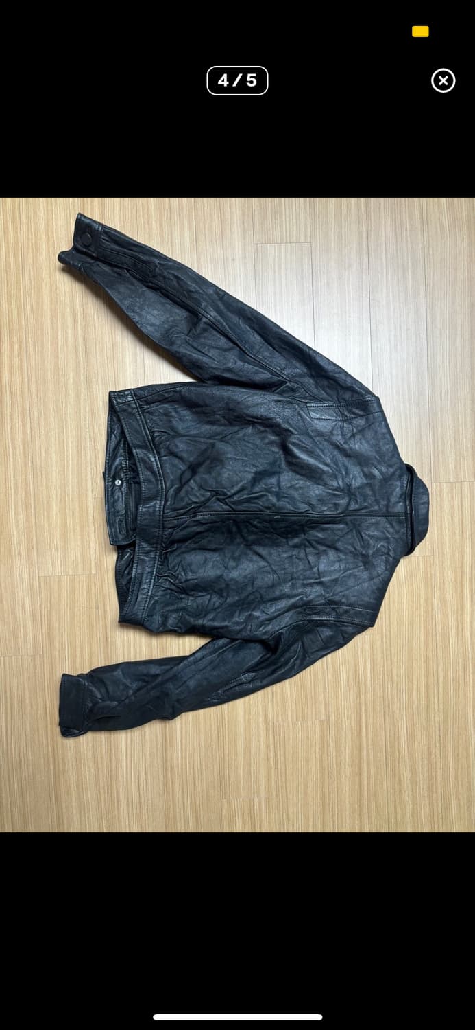 여자 크롭 레더자켓 상품이미지4