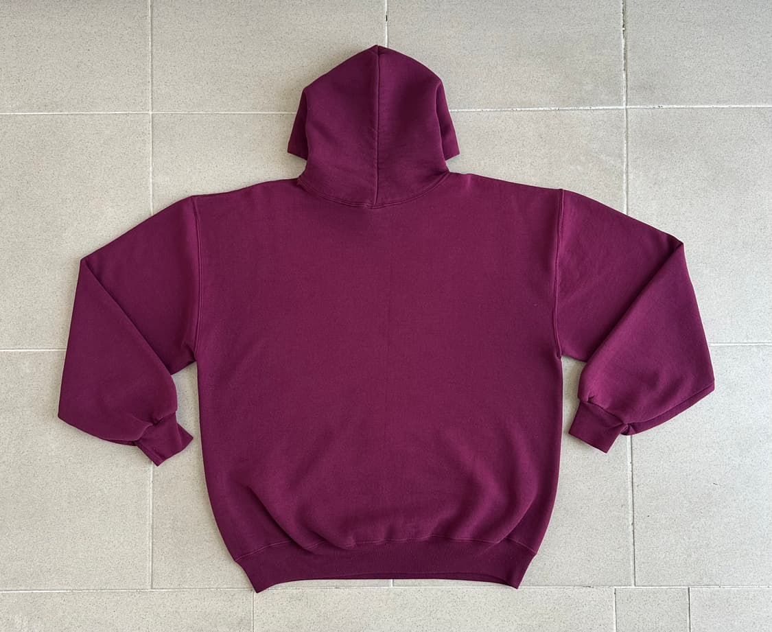 90s 빈티지 러셀 후드 퍼플 XL USA 상품이미지2