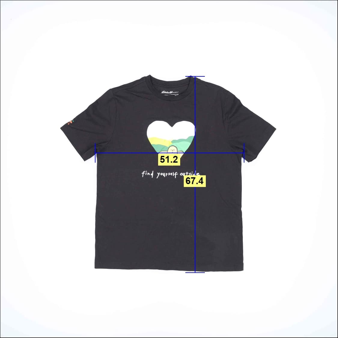 L 에디바우어 프린팅 반팔티 0408H1 상품이미지7