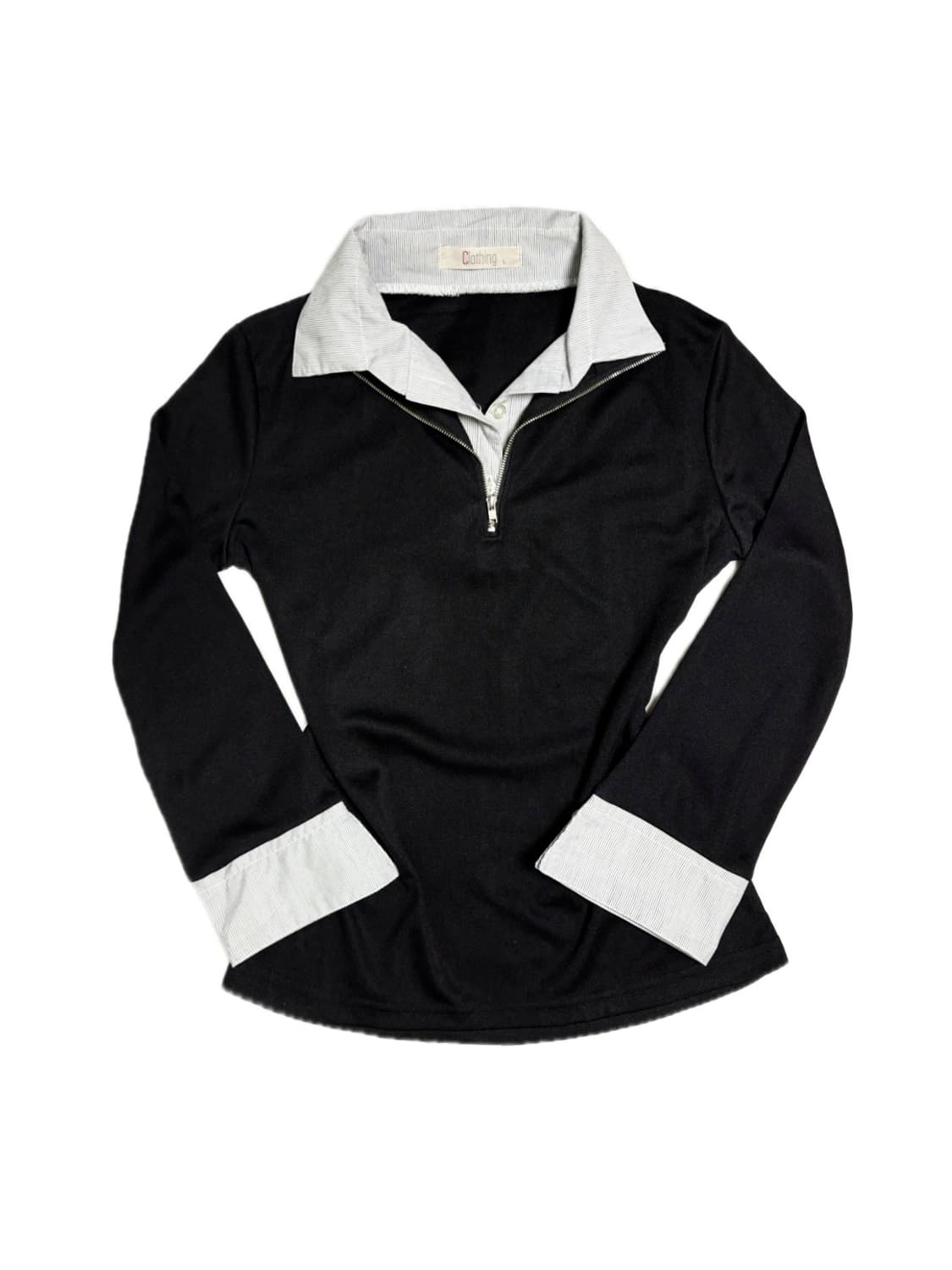 펑크 갸루 긱시크 y2k 셔츠 레이어드 상의 상품이미지1