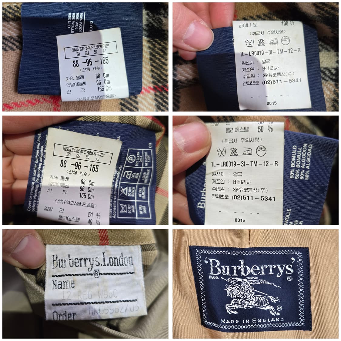 [무료배송]버버리 여성 내피 포함 클래식 싱글 트렌치코트 정품 상품이미지10