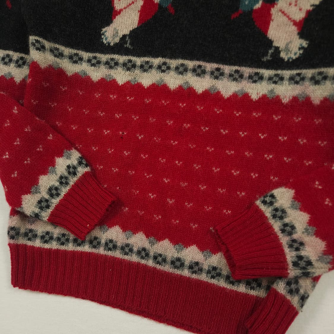 L(100)울리치 캐나다 코위찬 청둥오리 패턴 상품이미지5