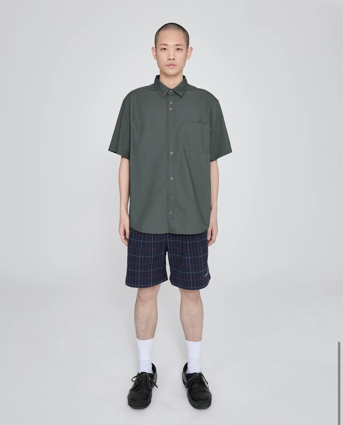 yeseyesee 예스아이씨 Pinnacle S/S Shirt Grey 상품이미지5