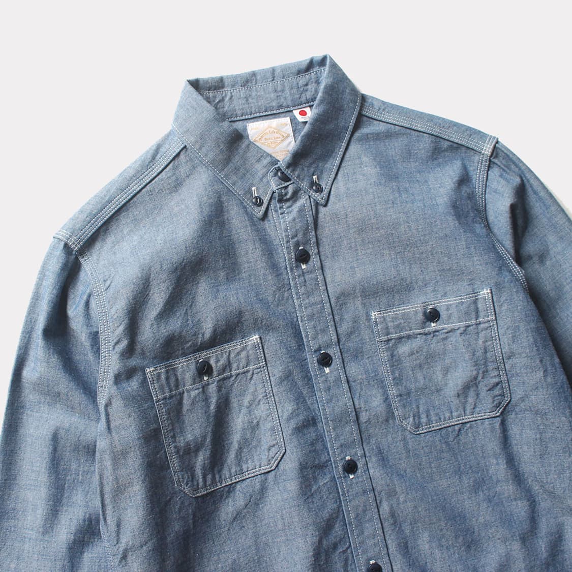 비밍 바이빔즈 샴브레이 워크셔츠 상품이미지2