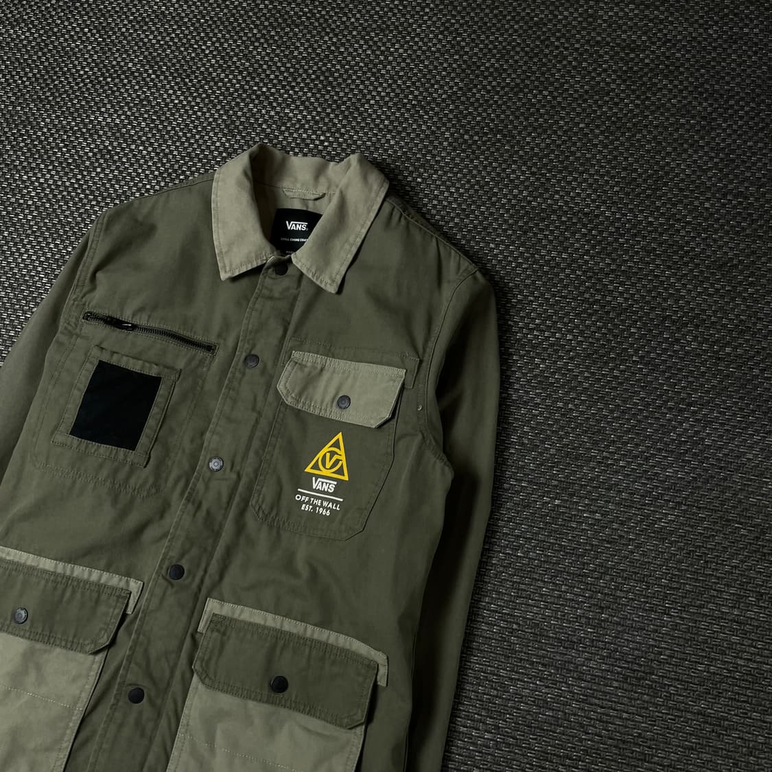 반스 카키 멀티포켓 밀리터리 자켓 M 상품이미지4