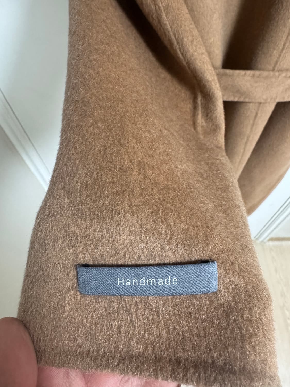 TNGT 캐시미어 블렌드 핸드메이드 코트 상품이미지3