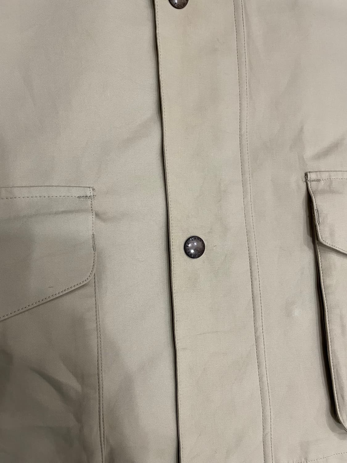 폴로 가죽 카라 헌팅 초어 코트 자켓 상품이미지3