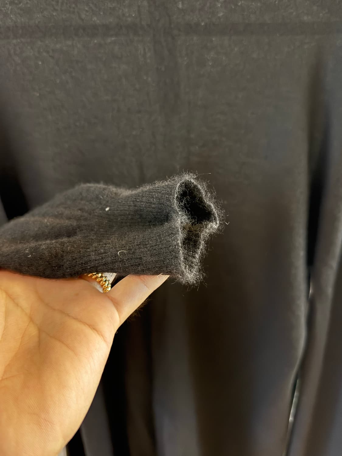 모크 넥 캐시미어 니트 상품이미지2