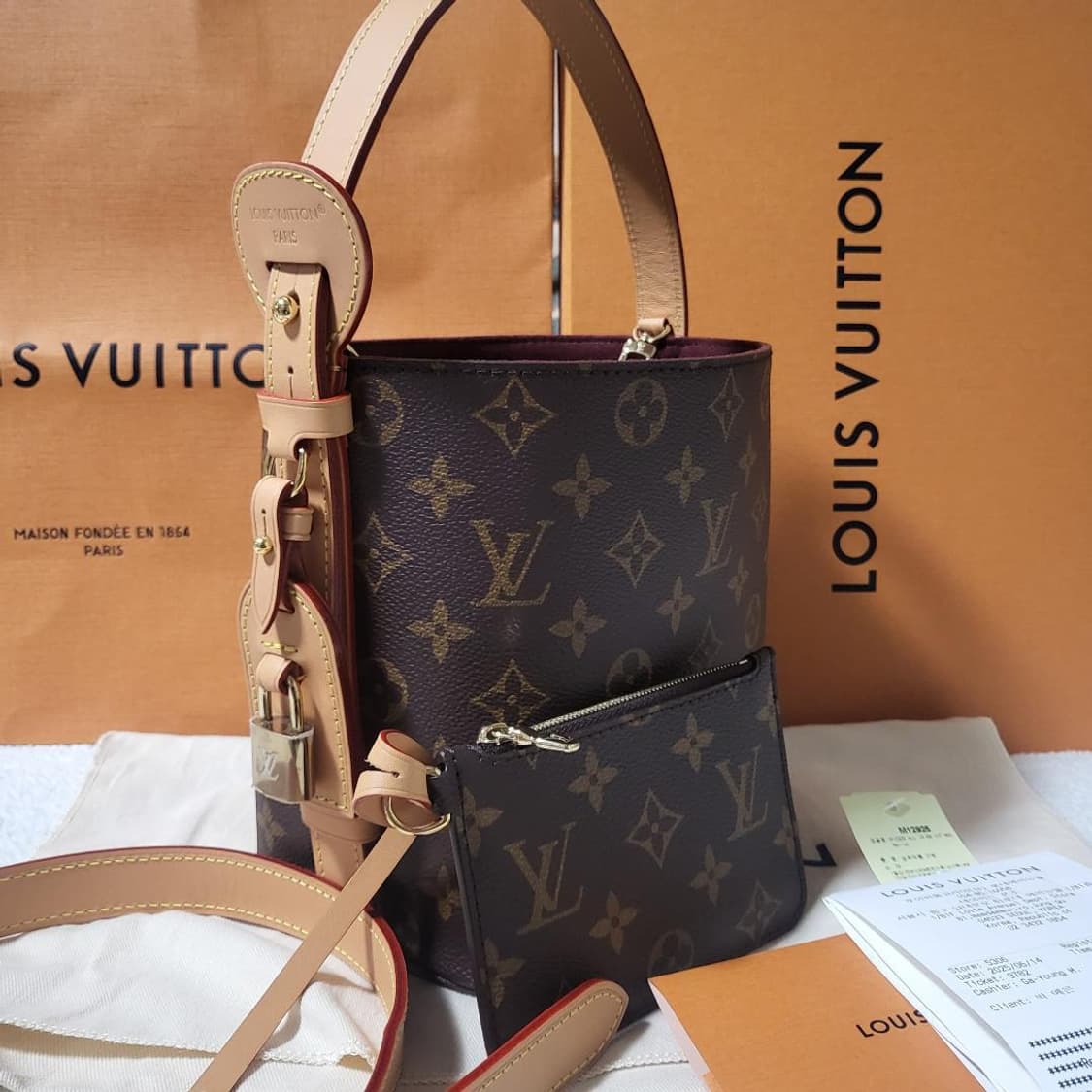 [새상품/풀구성]루이비통 모노그램 올 인 BB 상품이미지2