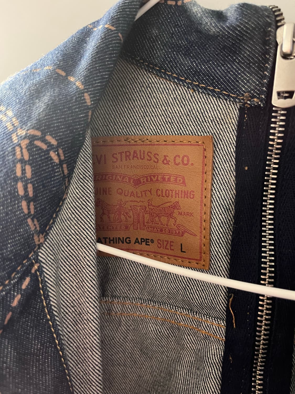 베이프 리바이스 자켓 (L사이즈) 상품이미지3