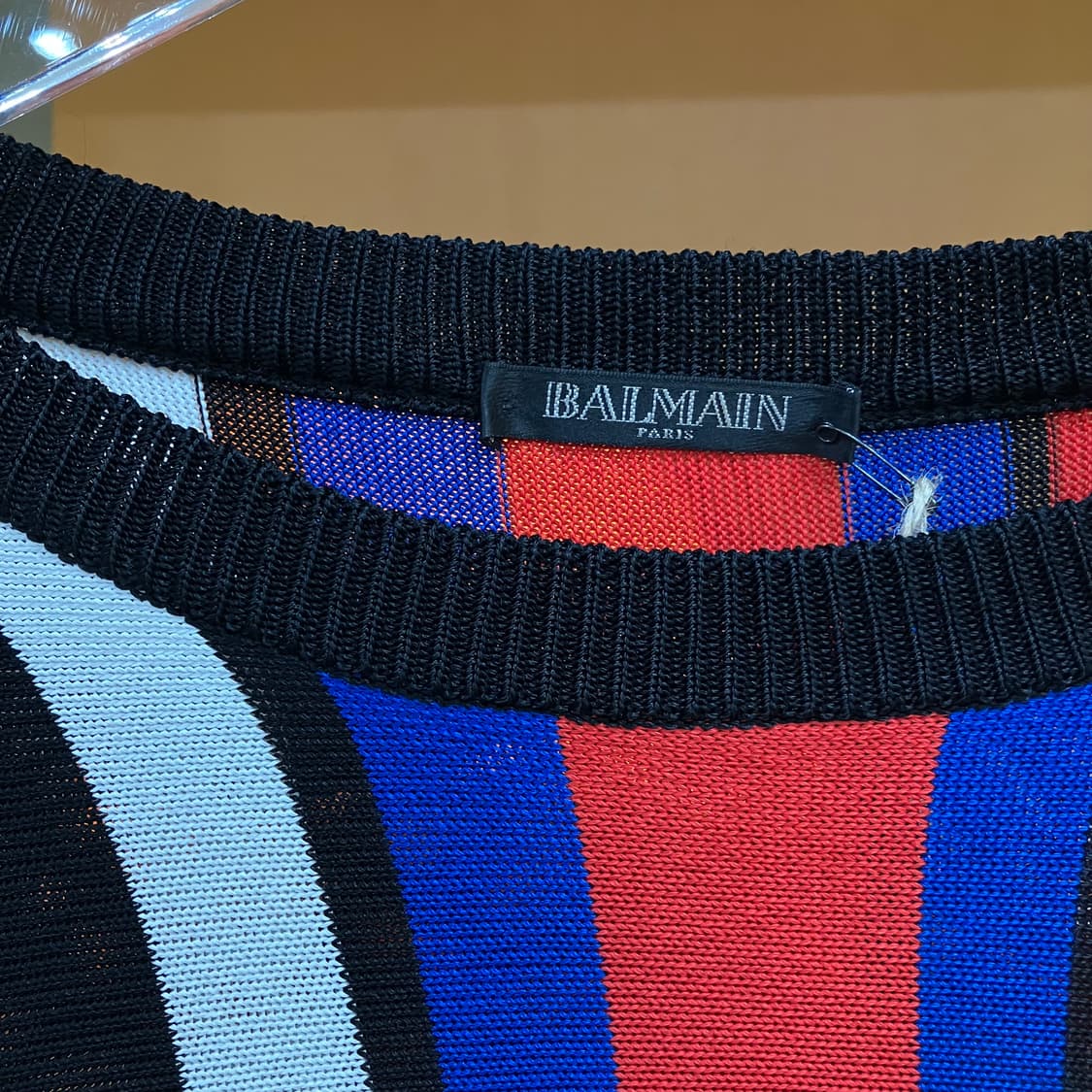 발망 비스코스 혼방 스트라이프 긴팔 티셔츠 S 상품이미지2